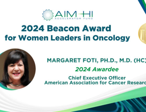 AACR CEO Dr. Margaret Foti Selected as the 2024 Beacon Award Winner for her Significant Impact in the Fight against Cancer