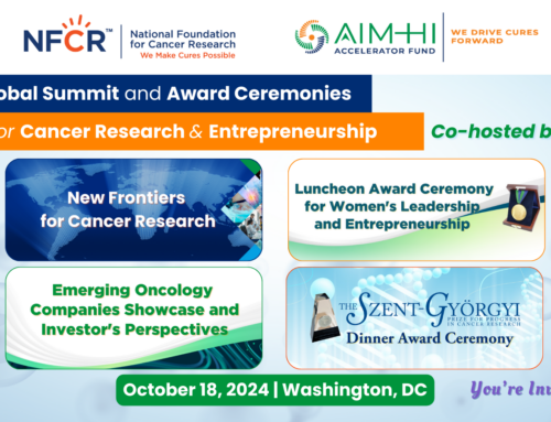 The world’s top cancer experts, entrepreneurs, and advocates to join NFCR and AIM-HI on October 18th, 2024, in Washington, DC