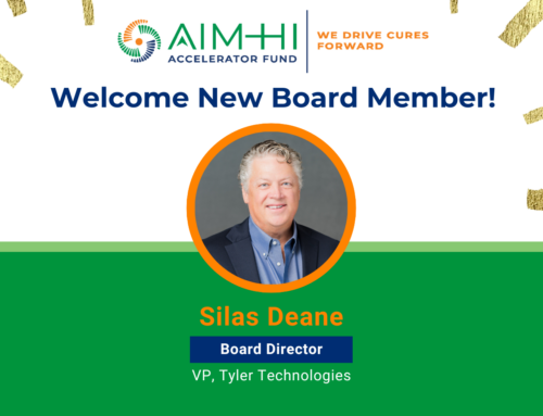 AIM-HI Accelerator Fund Welcomes New Board Member, Silas Deane